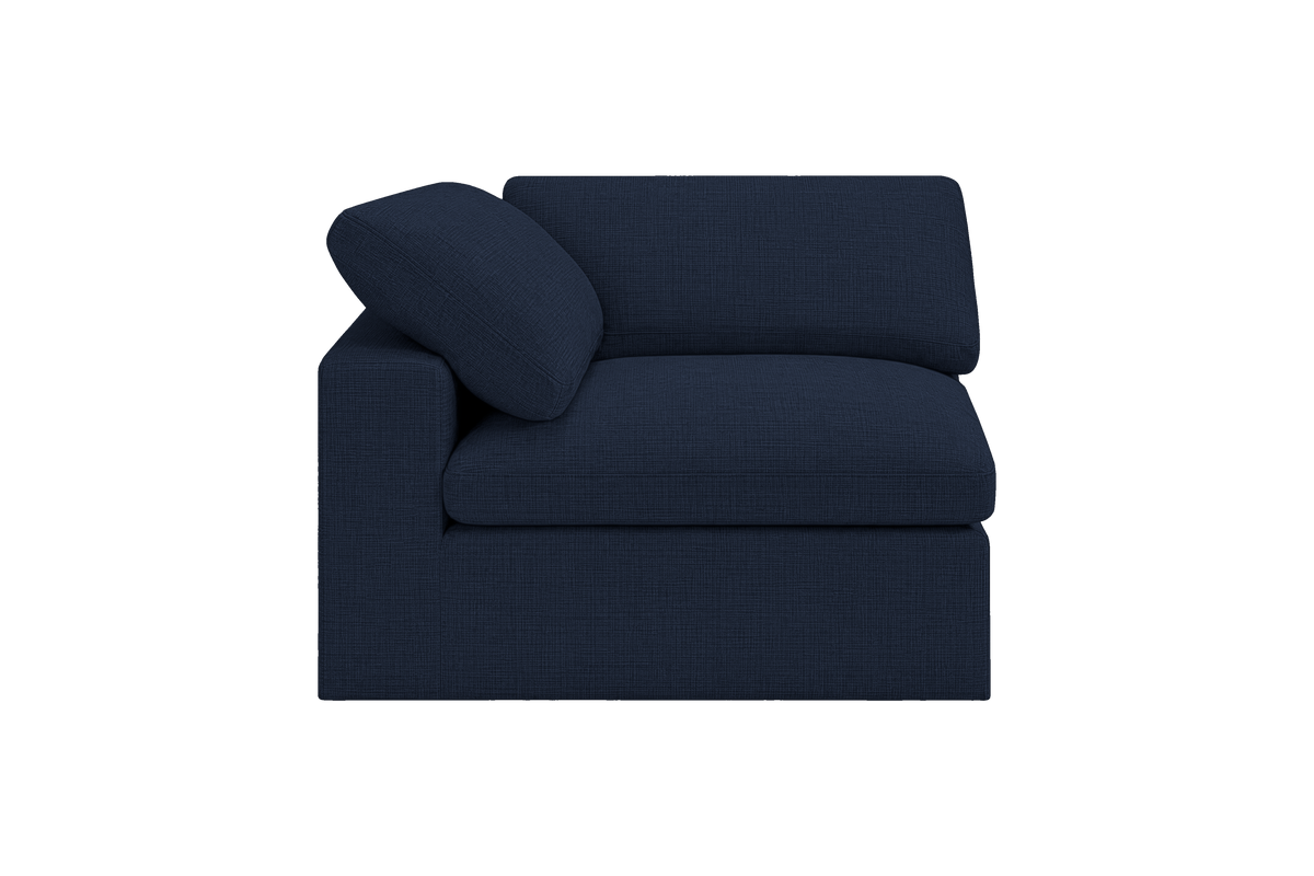 Goodman Mini Chair One Arm Left in Roni Ember Blue