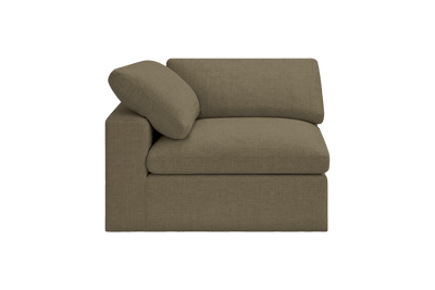 Goodman Chair One Arm Left in Mosquito Malibu