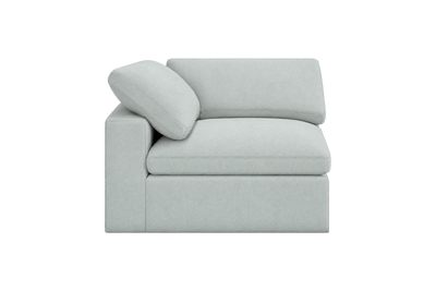 Goodman Mini Chair One Arm Left in Fresco Meteor