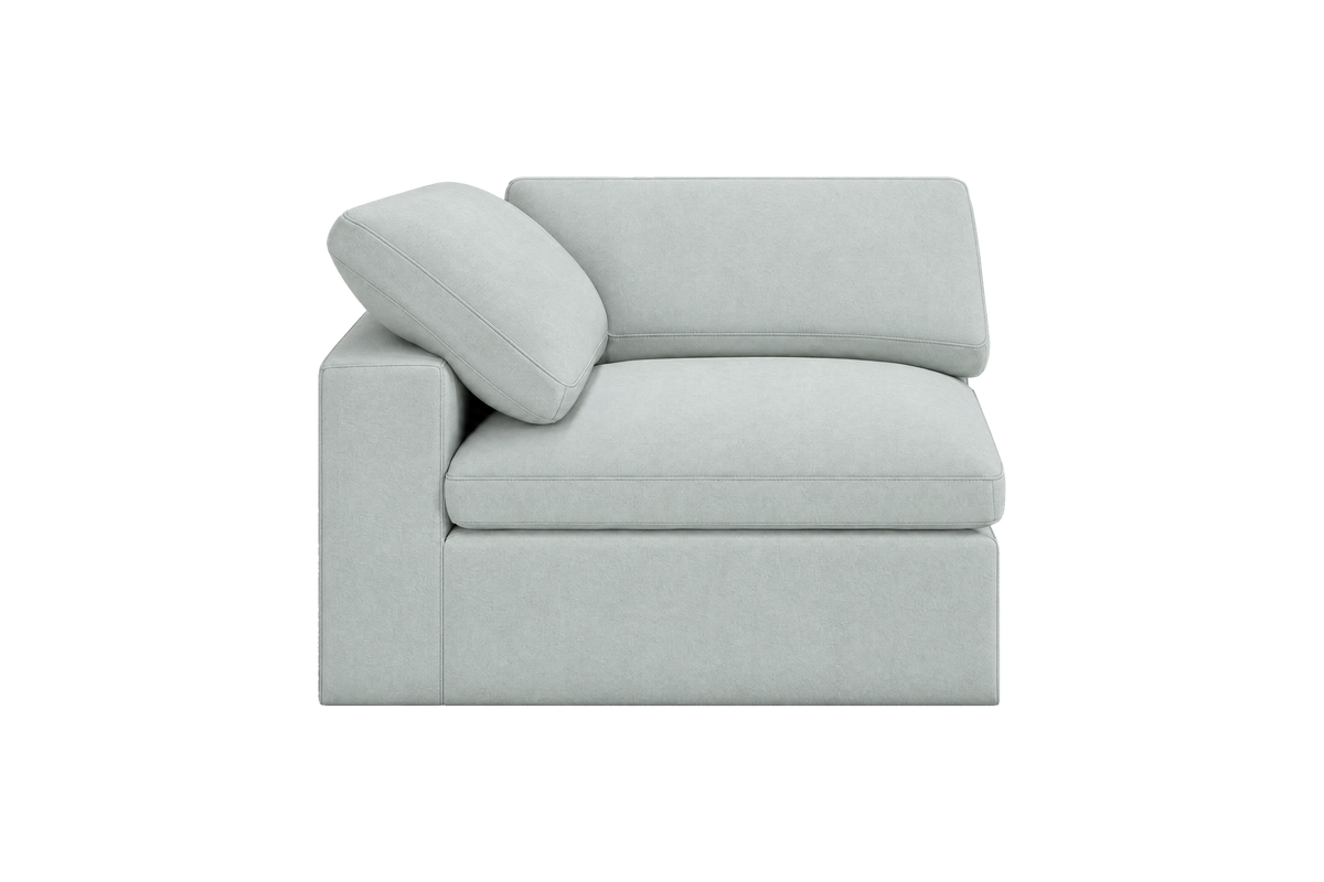 Goodman Mini Chair One Arm Left in Fresco Meteor