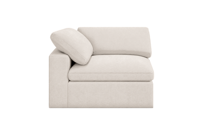 Goodman Chair One Arm Left in Fresco Milky
