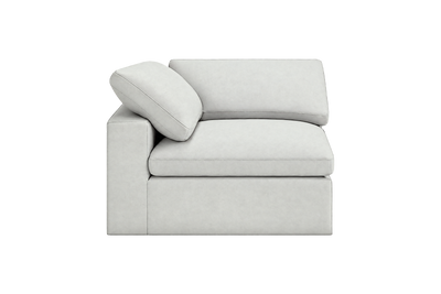 Goodman Chair One Arm Left in Felix Milky