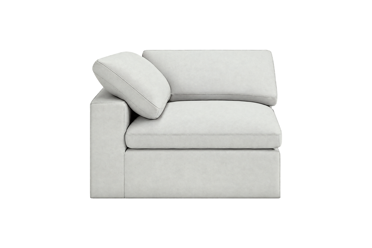 Goodman Chair One Arm Left in Felix Milky