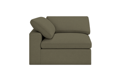 Goodman Chair One Arm Left in Felix Olive