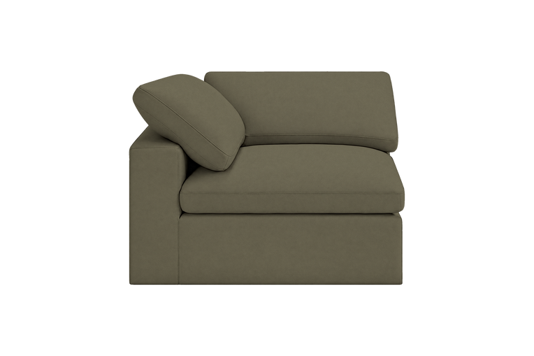 Goodman Mini Chair One Arm Left in Felix Olive