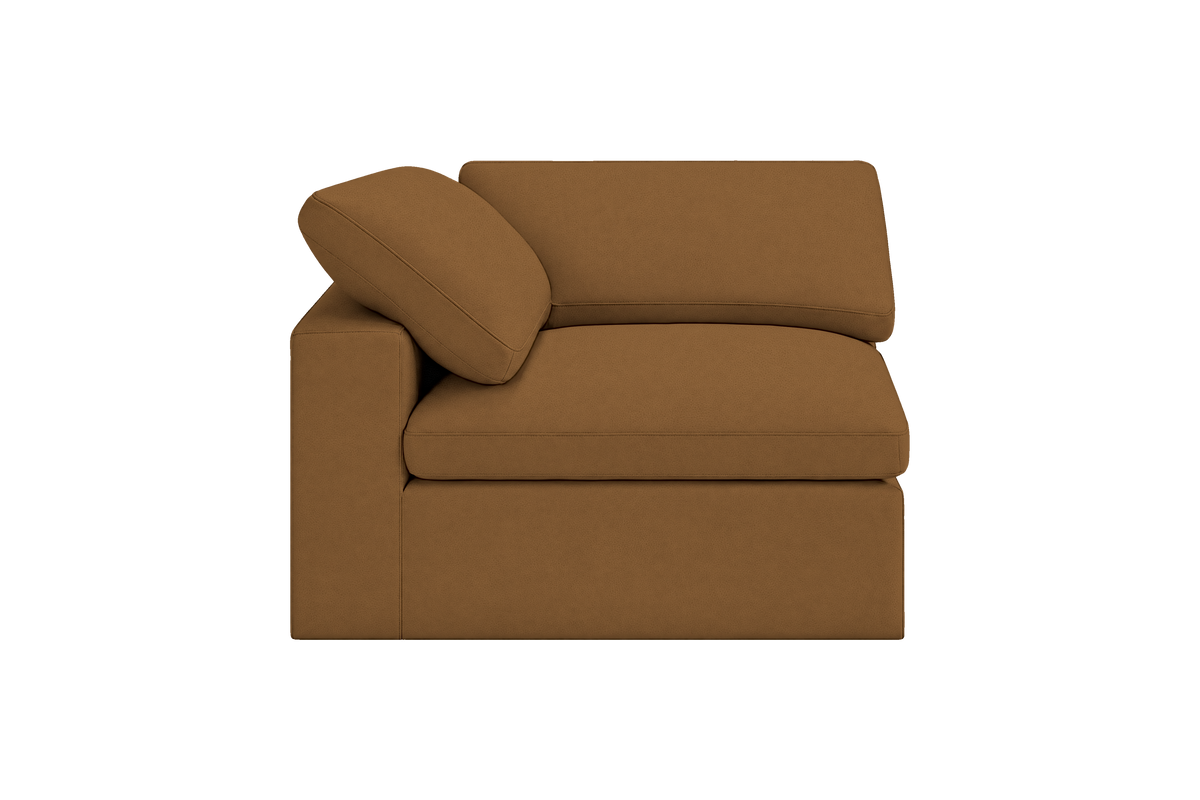 Goodman Chair One Arm Left in Felix Pisco