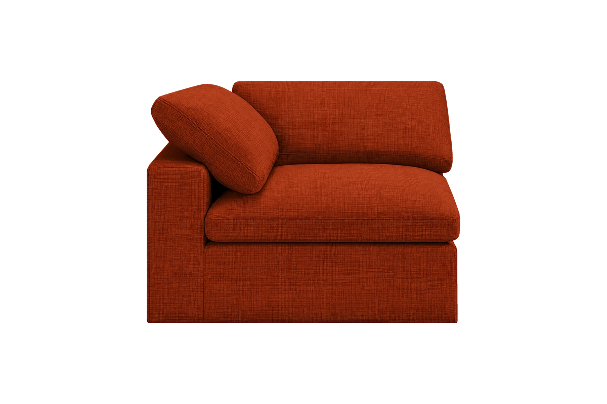 Goodman Chair One Arm Left in Roni Poppy