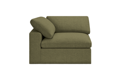 Goodman Mini Chair One Arm Left in Mosquito Sycamore