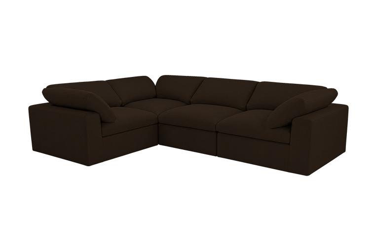 Goodman Mini Left Sectional in Marfa Charcoal