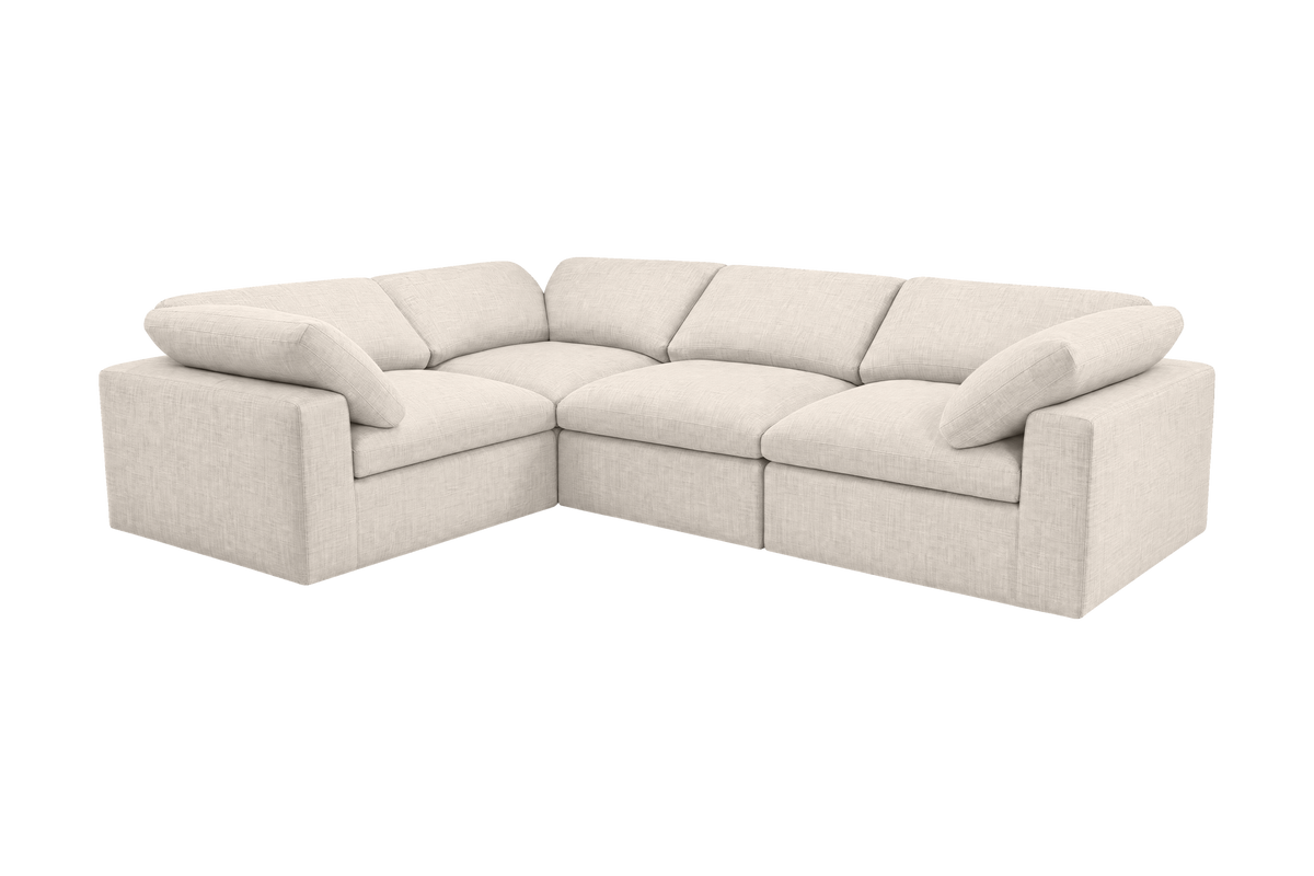 Goodman Left Sectional in Mosquito Cracker
