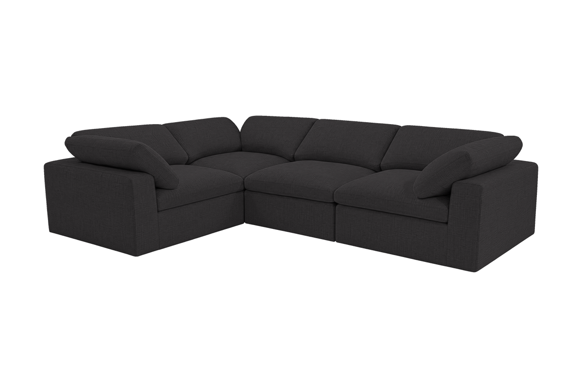 Goodman Mini Left Sectional in Roni Ember
