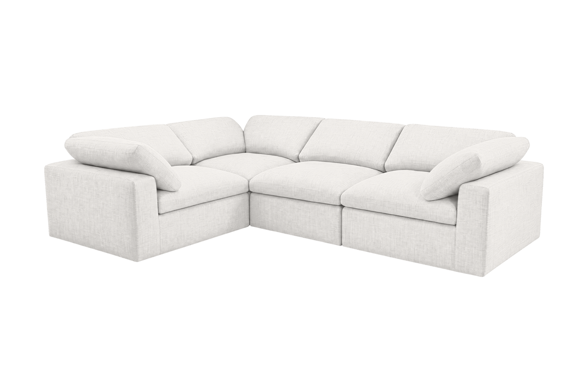 Goodman Mini Left Sectional in Mosquito Foam