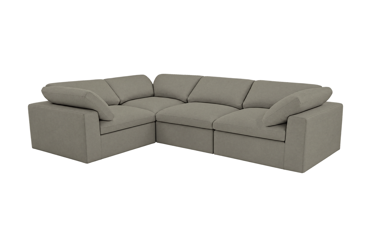 Goodman Mini Left Sectional in Felix Glace