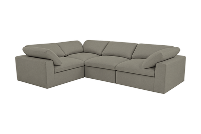 Goodman Mini Left Sectional in Felix Glace