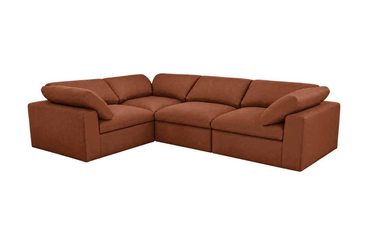 Goodman Mini Left Sectional in Dante Hazel