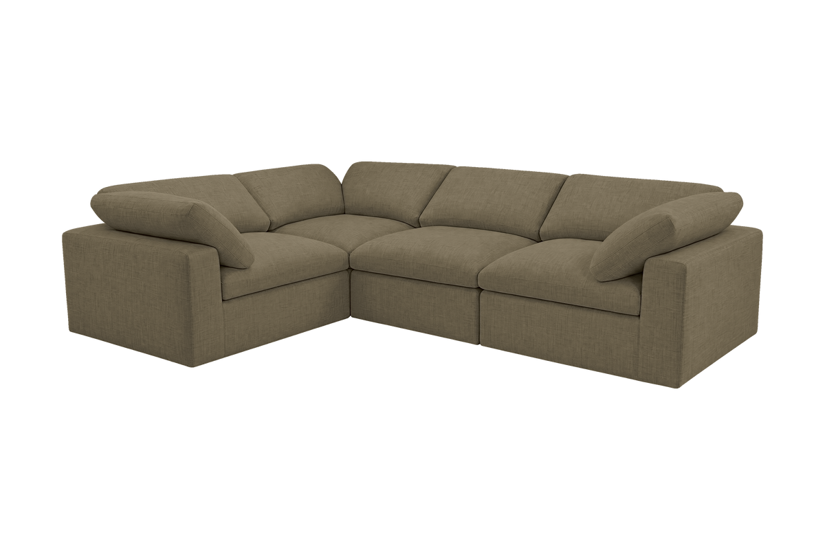 Goodman Mini Left Sectional in Mosquito Malibu