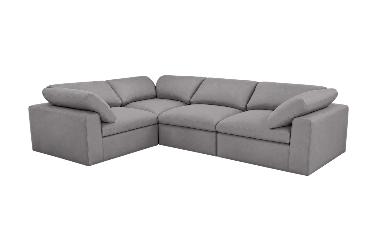 Goodman Mini Left Sectional in Dante Meteor