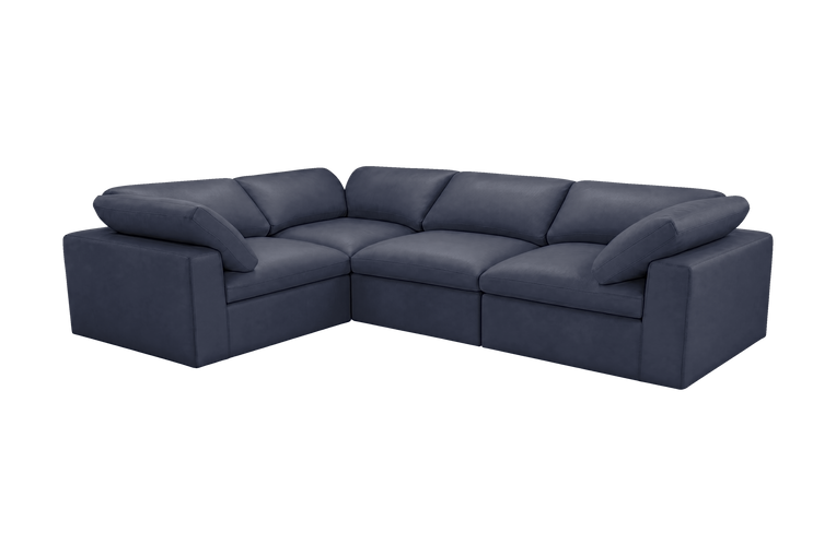 Goodman Mini Left Sectional in Momo Midnight