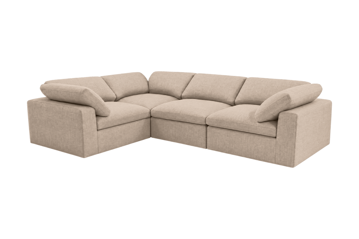 Goodman Left Sectional in Roni Pine Nut