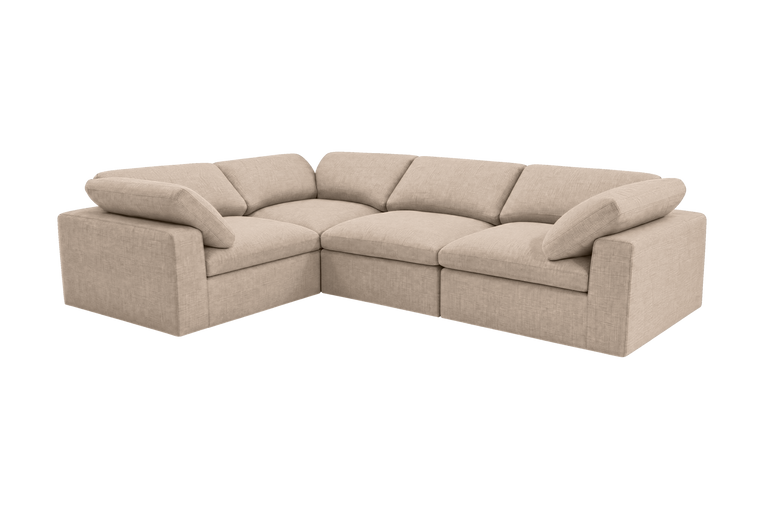 Goodman Left Sectional in Roni Pine Nut