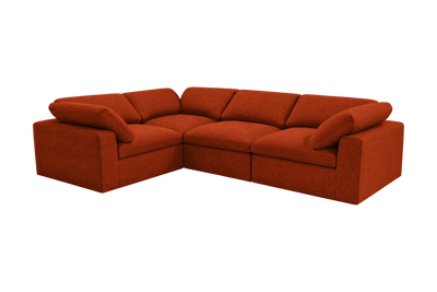 Goodman Left Sectional in Roni Poppy