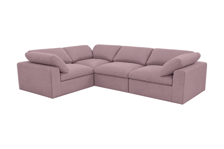 Goodman Mini Left Sectional in Fresco Saint-Tropez