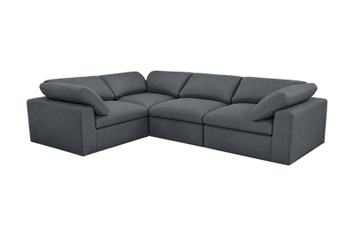 Goodman Mini Left Sectional in Dante Shark