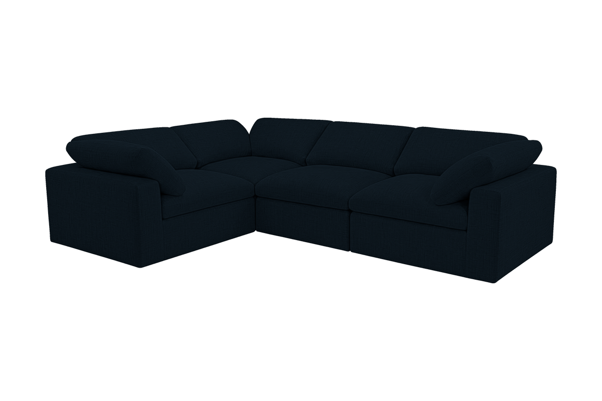 Goodman Mini Left Sectional in Mosquito Tenerife