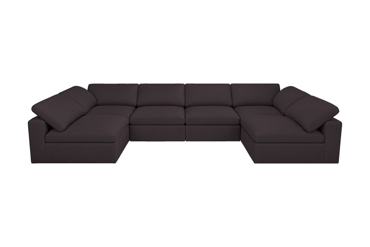 Goodman Mini Luxe Open U Shape in Dante Charcoal