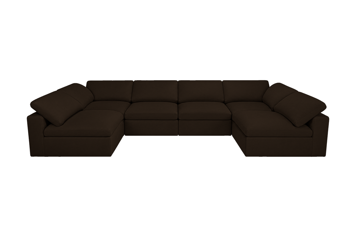 Goodman Mini Luxe Open U Shape in Marfa Charcoal