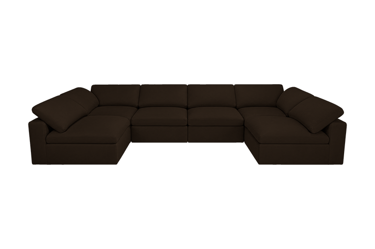 Goodman Mini Luxe Open U Shape in Marfa Charcoal