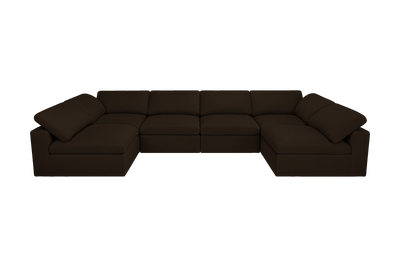 Goodman Luxe Open U Shape in Marfa Charcoal