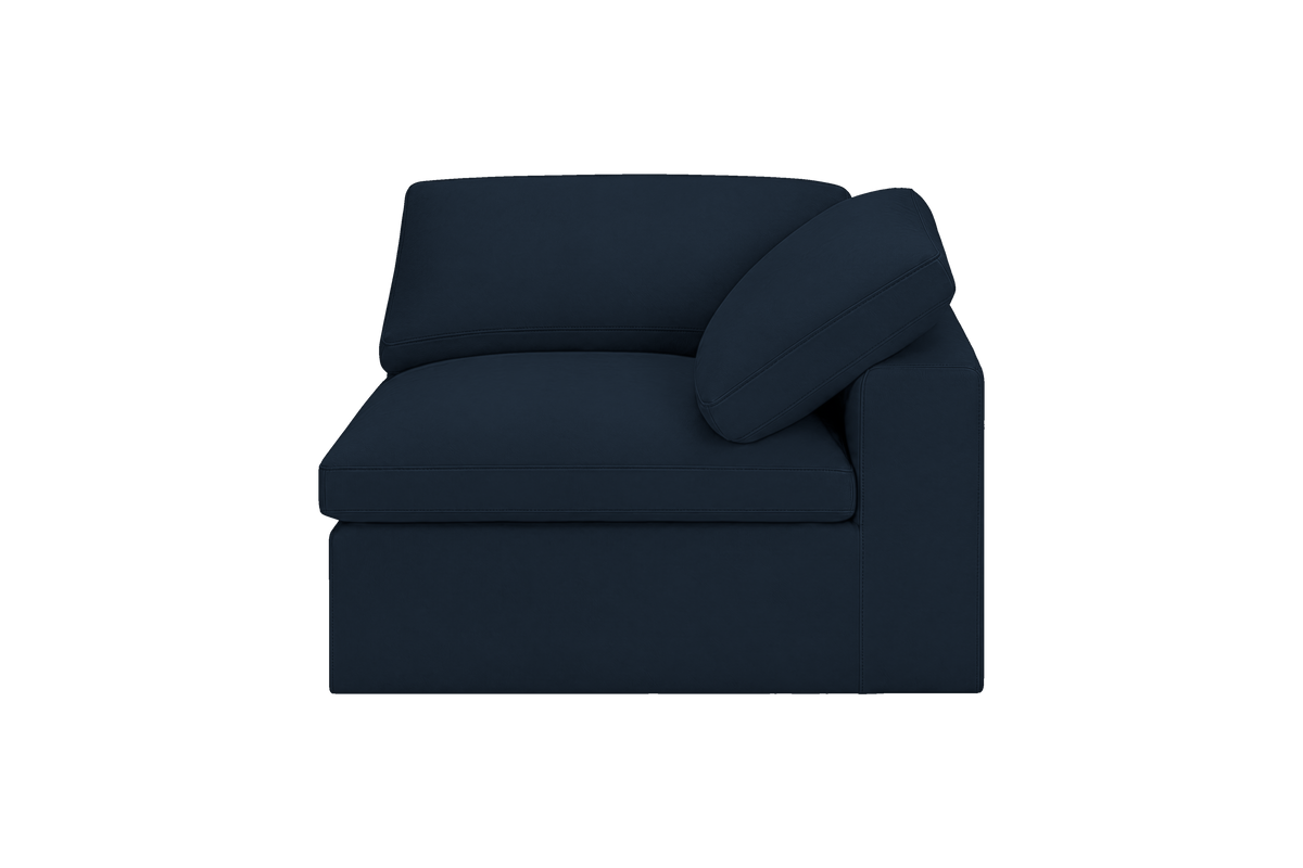 Goodman Mini Chair One Arm Right in Dante Aqua