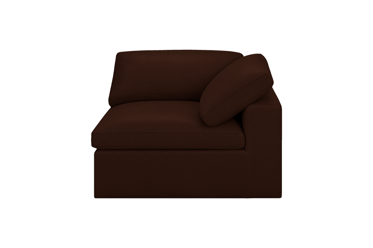 Goodman Mini Chair One Arm Right in Momo Biscuit
