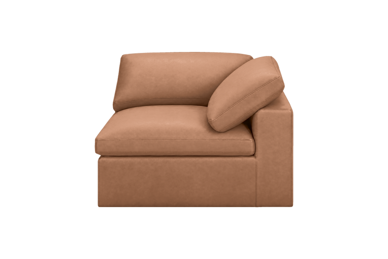 Goodman Chair One Arm Right in Momo Camel