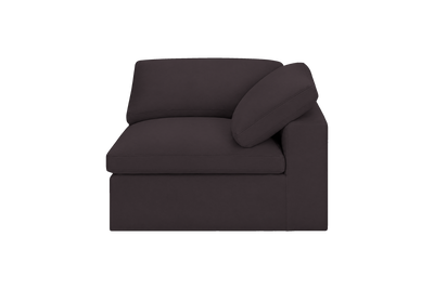 Goodman Chair One Arm Right in Dante Charcoal