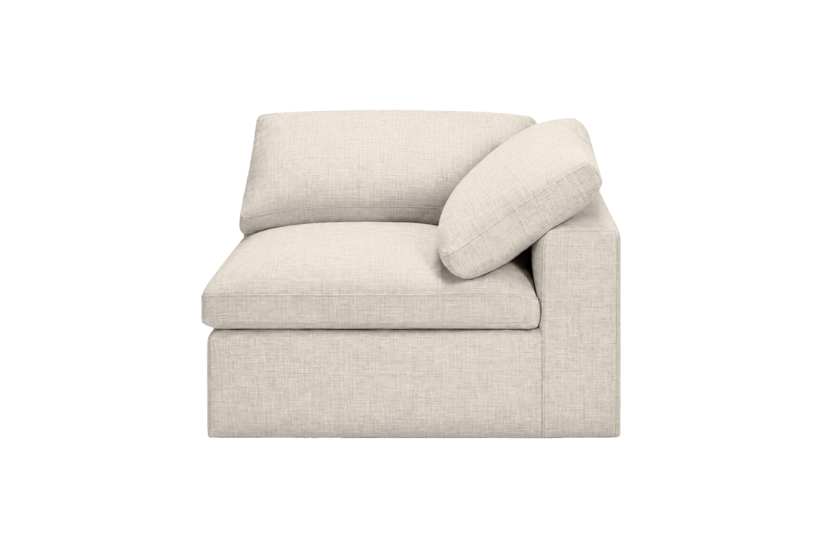 Goodman Chair One Arm Right in Mosquito Cracker