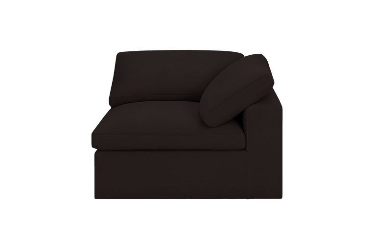 Goodman Mini Chair One Arm Right in Dante Ebony