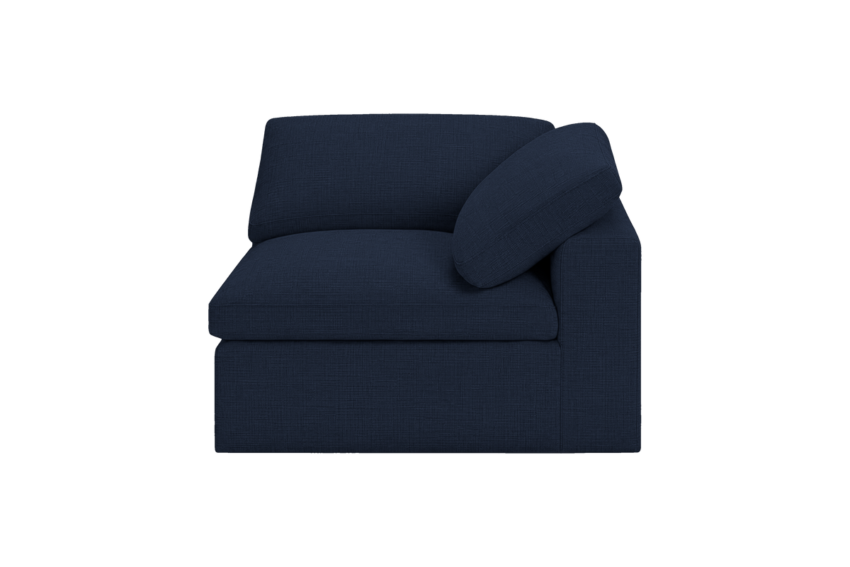 Goodman Mini Chair One Arm Right in Roni Ember Blue