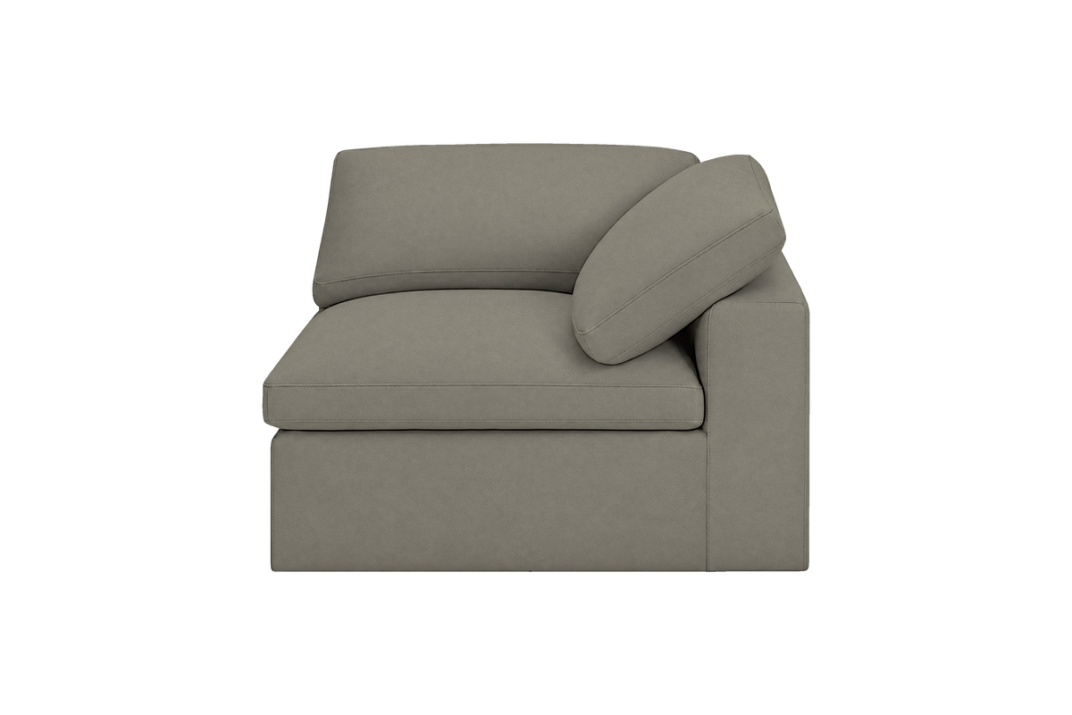Goodman Chair One Arm Right in Felix Glace