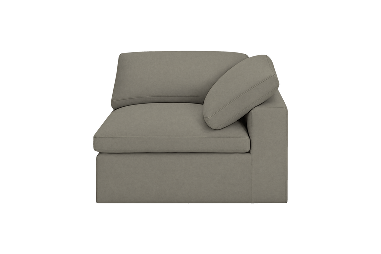 Goodman Mini Chair One Arm Right in Felix Glace
