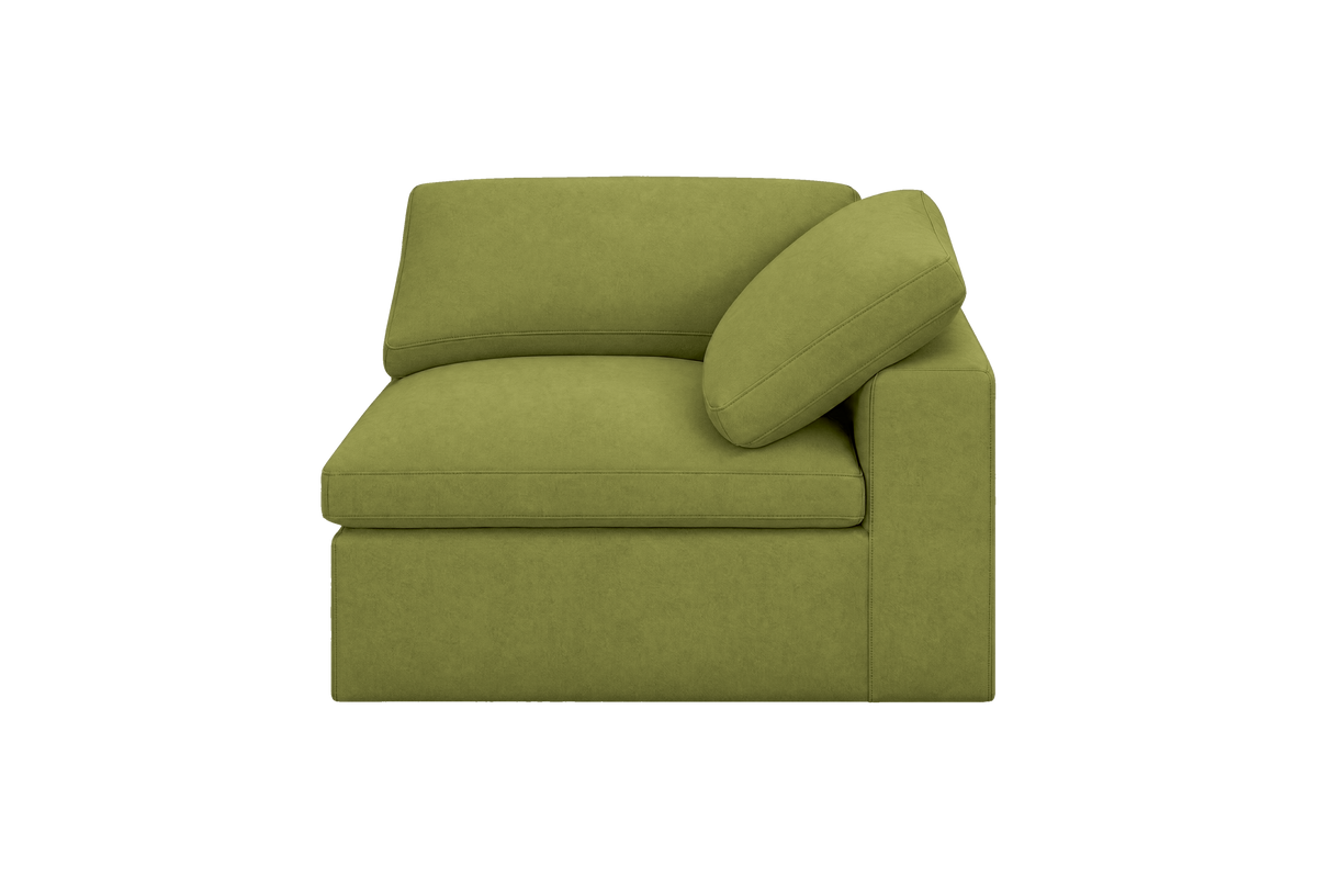 Goodman Chair One Arm Right in Fresco Key Lime