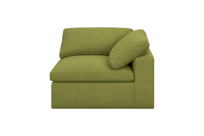 Goodman Chair One Arm Right in Fresco Key Lime