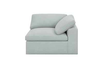 Goodman Mini Chair One Arm Right in Fresco Meteor