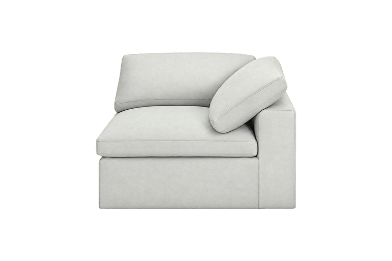 Goodman Chair One Arm Right in Felix Milky