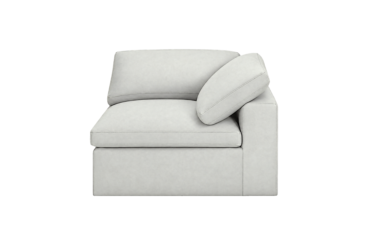 Goodman Mini Chair One Arm Right in Felix Milky