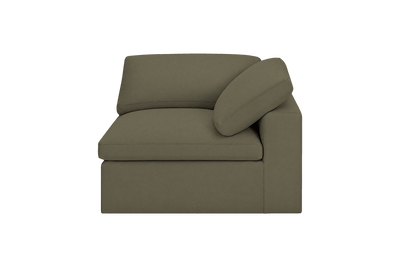 Goodman Mini Chair One Arm Right in Felix Olive