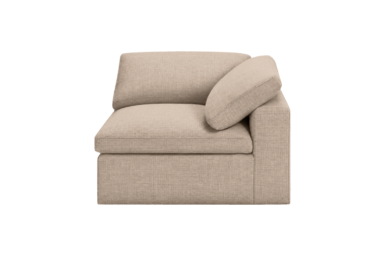 Goodman Mini Chair One Arm Right in Roni Pine Nut