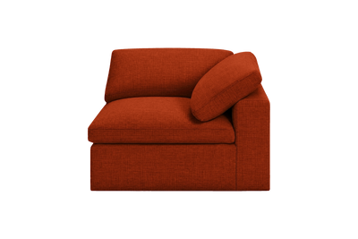 Goodman Chair One Arm Right in Roni Poppy
