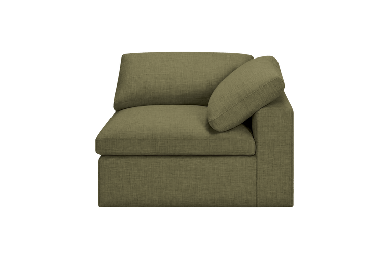 Goodman Mini Chair One Arm Right in Mosquito Sycamore